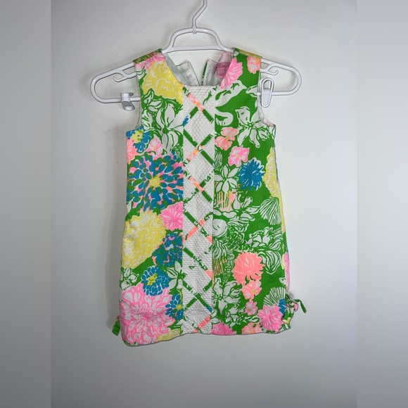 Lilly Pulitzer Green, Pink, Yellow Kids Dress - Picture 2 of 12
